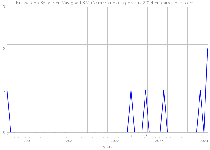 Nieuwkoop Beheer en Vastgoed B.V. (Netherlands) Page visits 2024 