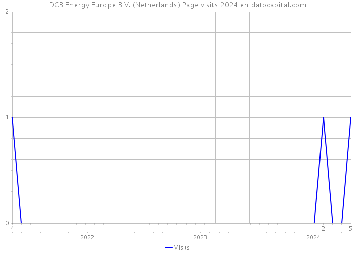 DCB Energy Europe B.V. (Netherlands) Page visits 2024 