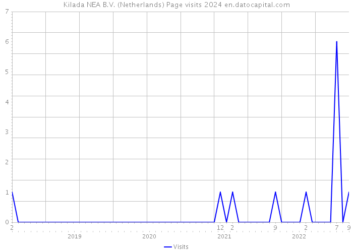 Kilada NEA B.V. (Netherlands) Page visits 2024 