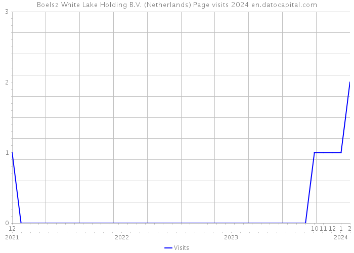 Boelsz White Lake Holding B.V. (Netherlands) Page visits 2024 