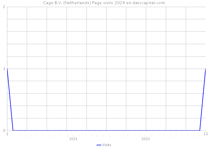 Cage B.V. (Netherlands) Page visits 2024 
