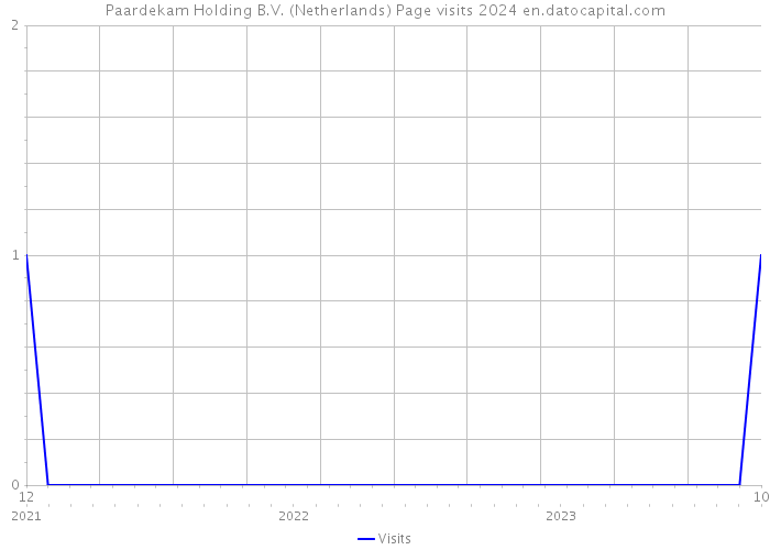 Paardekam Holding B.V. (Netherlands) Page visits 2024 