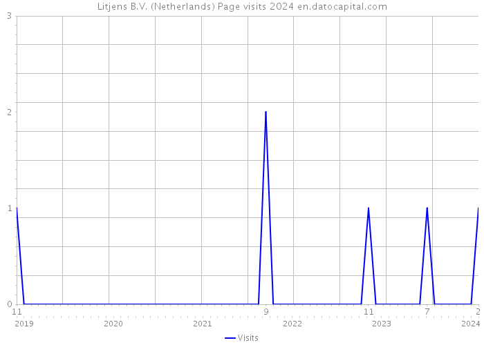 Litjens B.V. (Netherlands) Page visits 2024 
