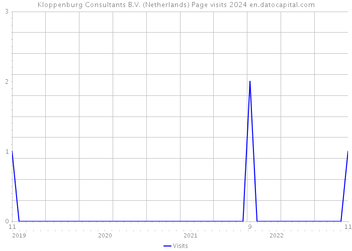 Kloppenburg Consultants B.V. (Netherlands) Page visits 2024 