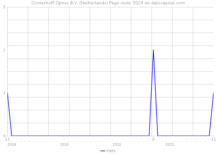 Oosterhoff Opties B.V. (Netherlands) Page visits 2024 