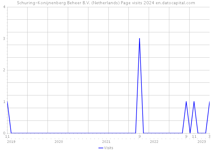 Schuring-Konijnenberg Beheer B.V. (Netherlands) Page visits 2024 