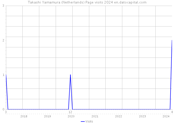Takashi Yamamura (Netherlands) Page visits 2024 