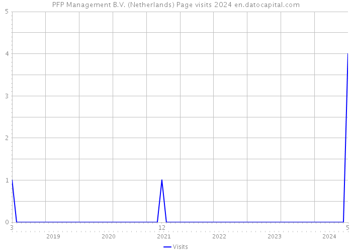 PFP Management B.V. (Netherlands) Page visits 2024 
