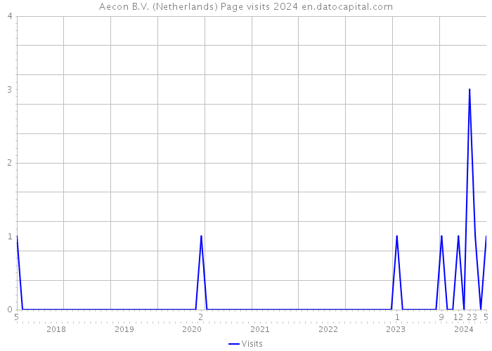 Aecon B.V. (Netherlands) Page visits 2024 