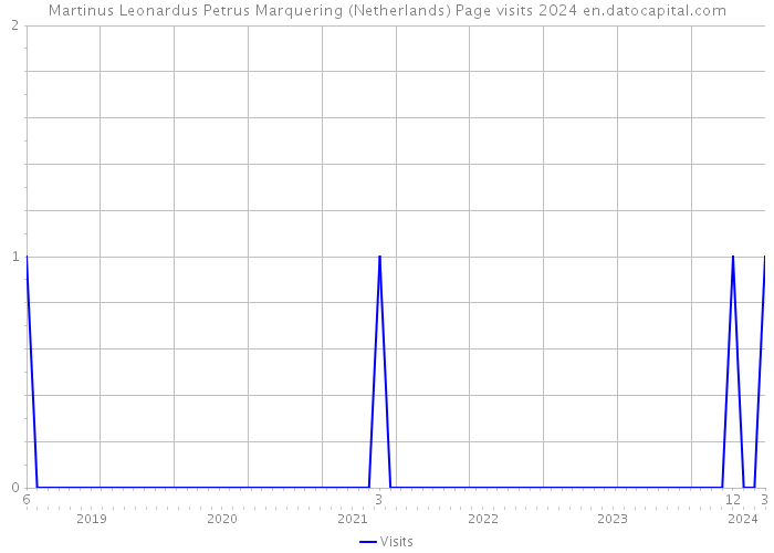 Martinus Leonardus Petrus Marquering (Netherlands) Page visits 2024 