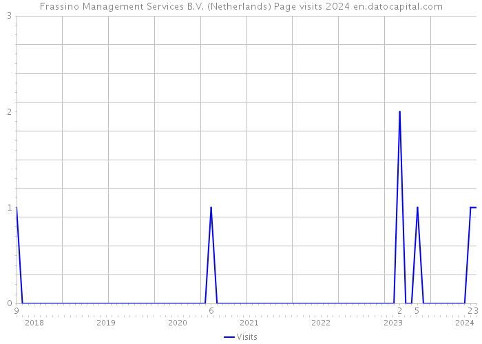 Frassino Management Services B.V. (Netherlands) Page visits 2024 