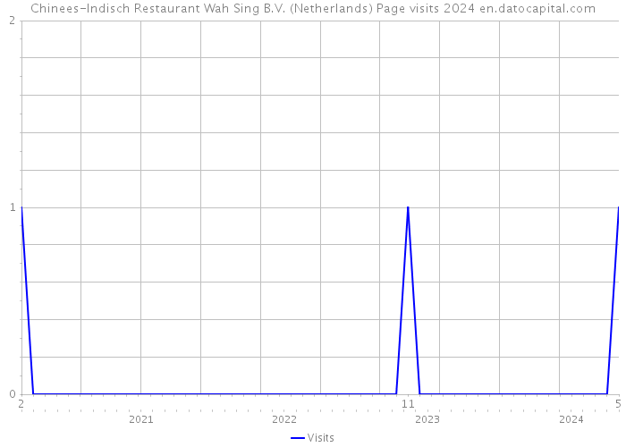 Chinees-Indisch Restaurant Wah Sing B.V. (Netherlands) Page visits 2024 