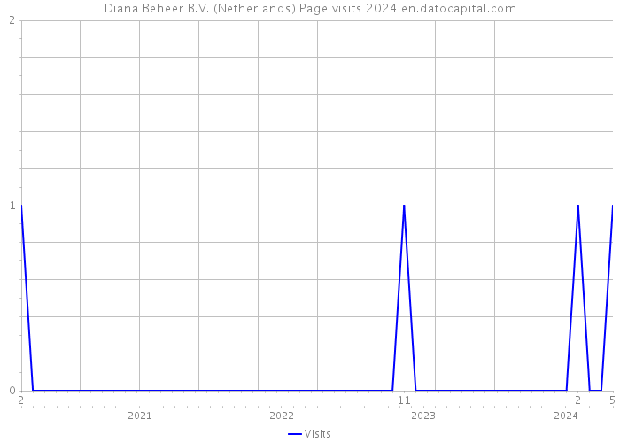 Diana Beheer B.V. (Netherlands) Page visits 2024 