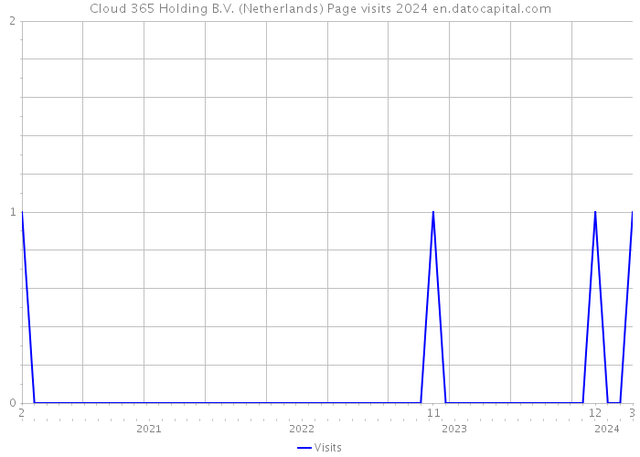 Cloud 365 Holding B.V. (Netherlands) Page visits 2024 