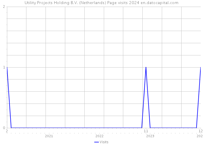 Utility Projects Holding B.V. (Netherlands) Page visits 2024 