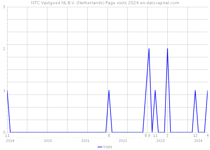 NTC Vastgoed NL B.V. (Netherlands) Page visits 2024 