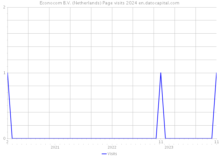 Econocom B.V. (Netherlands) Page visits 2024 