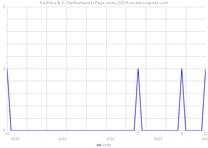 Kadmos B.V. (Netherlands) Page visits 2024 