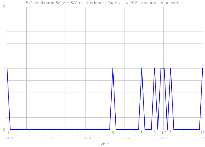 F.G. Veldkamp Beheer B.V. (Netherlands) Page visits 2024 