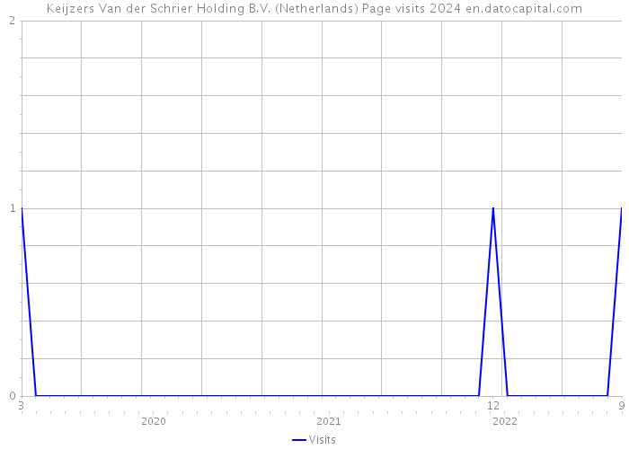 Keijzers Van der Schrier Holding B.V. (Netherlands) Page visits 2024 