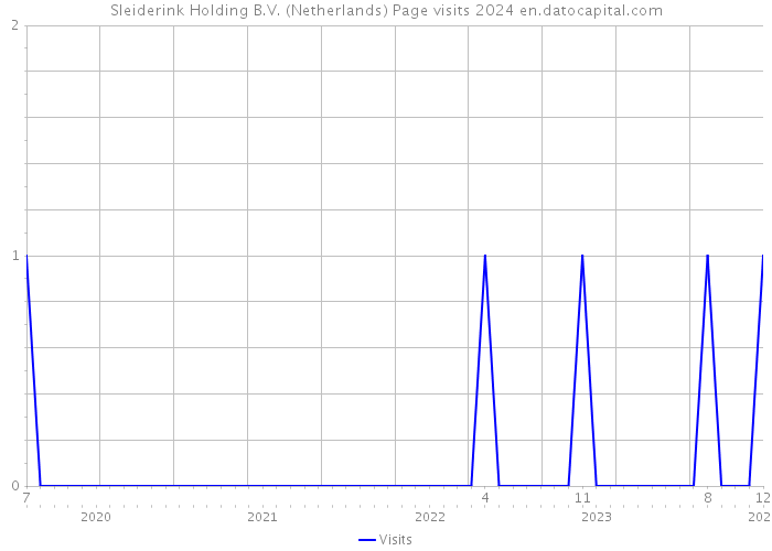 Sleiderink Holding B.V. (Netherlands) Page visits 2024 