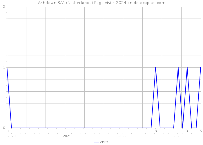 Ashdown B.V. (Netherlands) Page visits 2024 