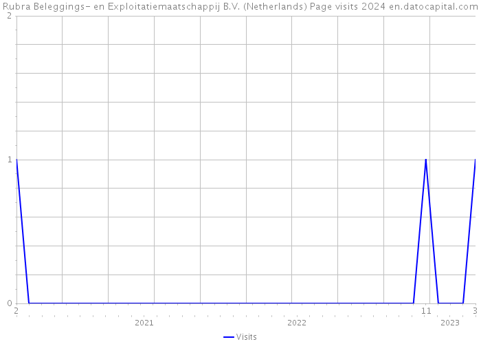 Rubra Beleggings- en Exploitatiemaatschappij B.V. (Netherlands) Page visits 2024 