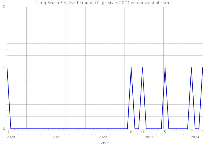 Long Beach B.V. (Netherlands) Page visits 2024 