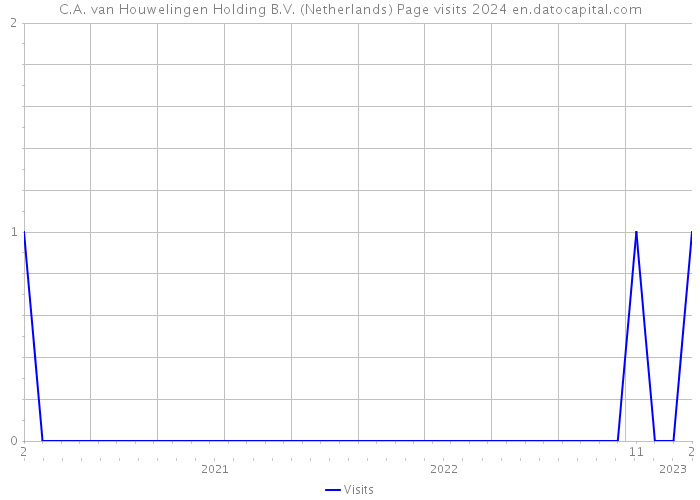 C.A. van Houwelingen Holding B.V. (Netherlands) Page visits 2024 