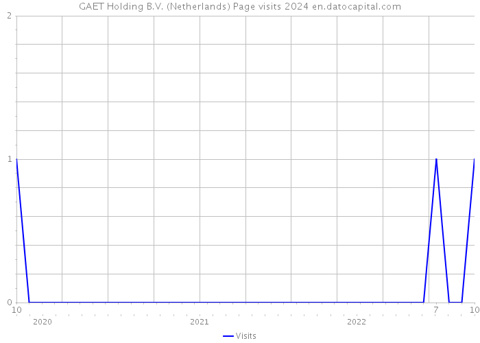 GAET Holding B.V. (Netherlands) Page visits 2024 