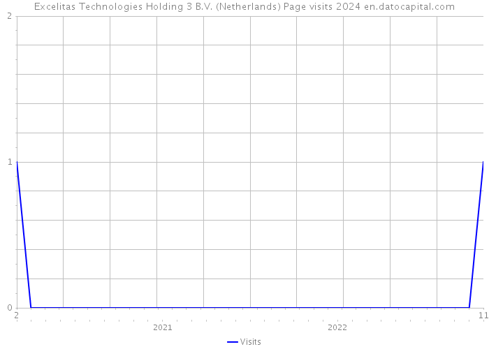 Excelitas Technologies Holding 3 B.V. (Netherlands) Page visits 2024 