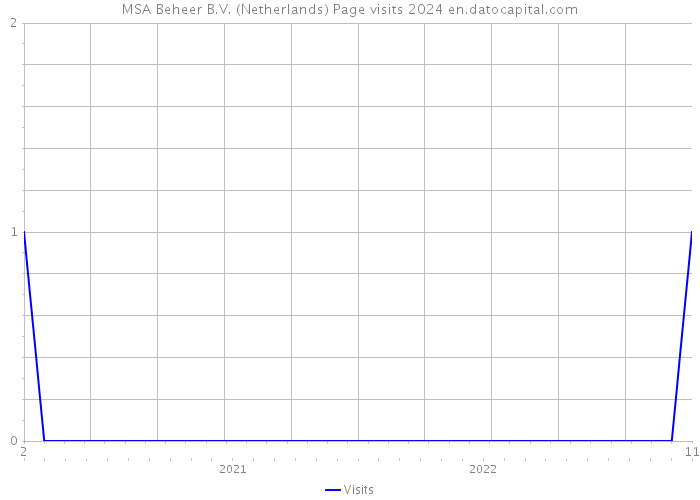 MSA Beheer B.V. (Netherlands) Page visits 2024 