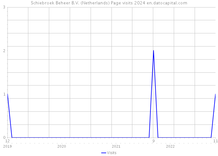 Schiebroek Beheer B.V. (Netherlands) Page visits 2024 