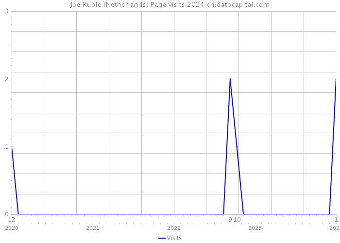 Joe Ruble (Netherlands) Page visits 2024 