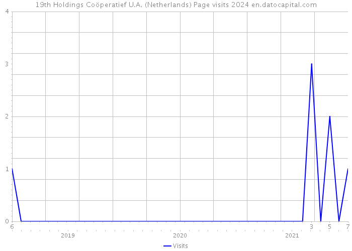 19th Holdings Coöperatief U.A. (Netherlands) Page visits 2024 