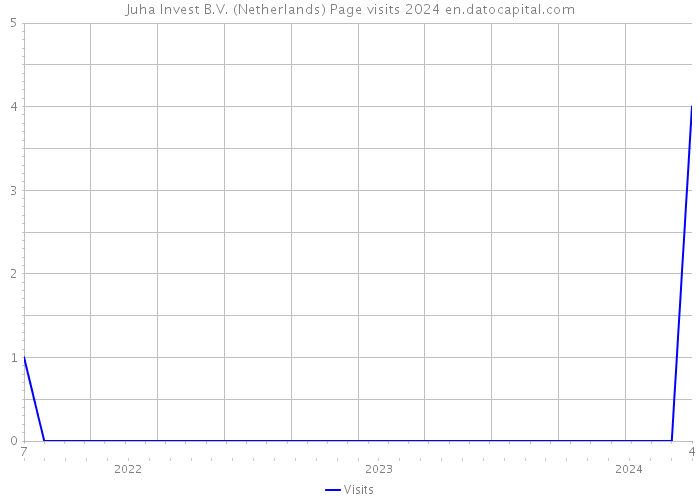 Juha Invest B.V. (Netherlands) Page visits 2024 