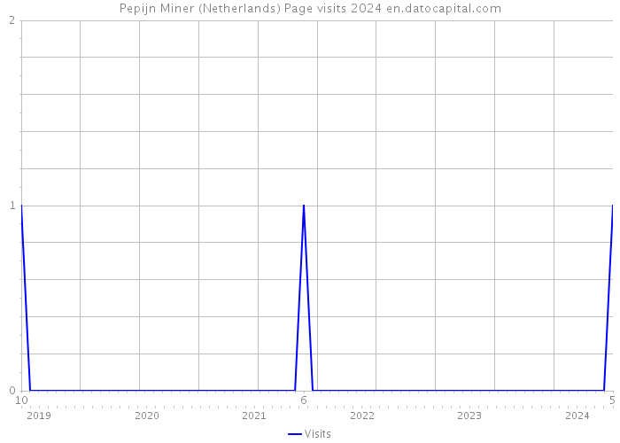 Pepijn Miner (Netherlands) Page visits 2024 