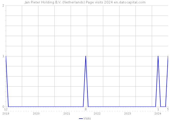 Jan Pieter Holding B.V. (Netherlands) Page visits 2024 