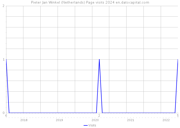 Pieter Jan Winkel (Netherlands) Page visits 2024 