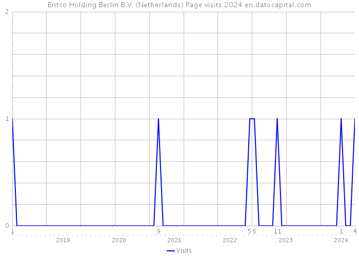 Entco Holding Berlin B.V. (Netherlands) Page visits 2024 