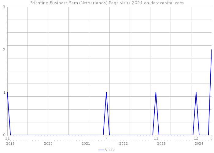 Stichting Business Sam (Netherlands) Page visits 2024 