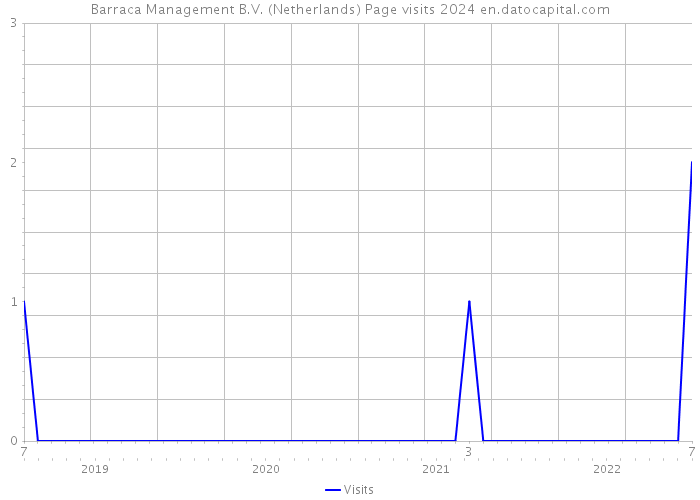 Barraca Management B.V. (Netherlands) Page visits 2024 