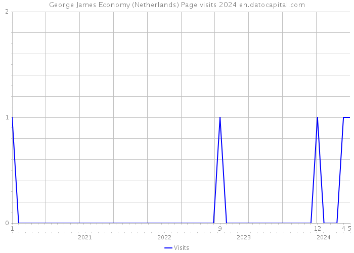 George James Economy (Netherlands) Page visits 2024 