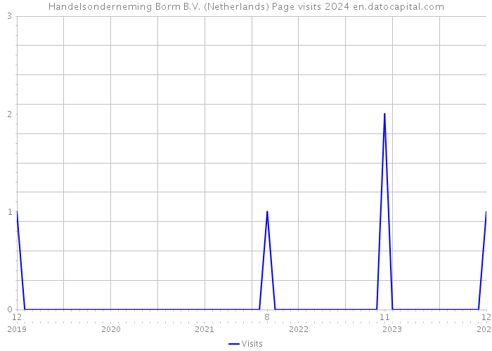 Handelsonderneming Borm B.V. (Netherlands) Page visits 2024 