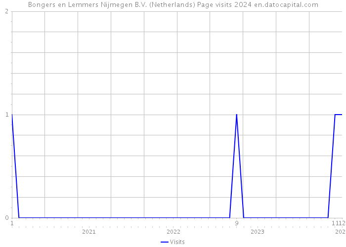 Bongers en Lemmers Nijmegen B.V. (Netherlands) Page visits 2024 