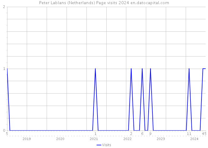Peter Lablans (Netherlands) Page visits 2024 