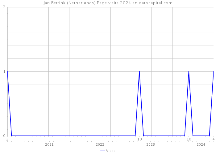 Jan Bettink (Netherlands) Page visits 2024 