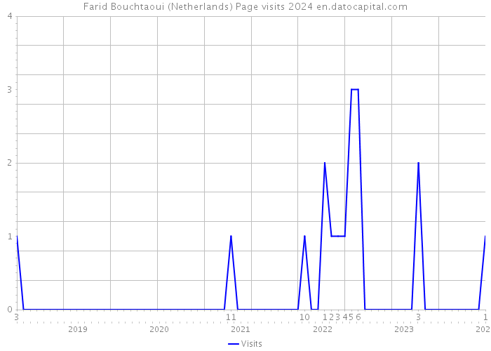 Farid Bouchtaoui (Netherlands) Page visits 2024 