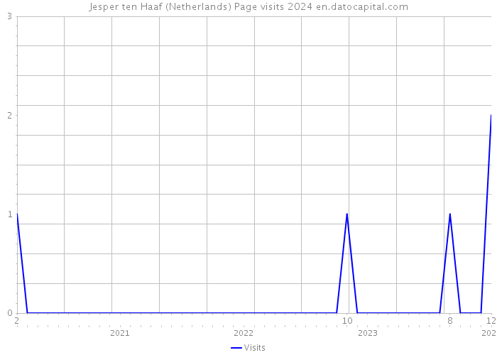 Jesper ten Haaf (Netherlands) Page visits 2024 