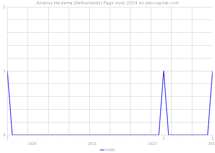 Andries Heidema (Netherlands) Page visits 2024 
